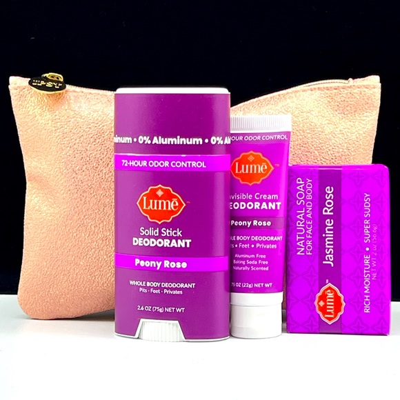 Peony/Jasmine Rose Solid & Cream Deodorant & Bar Soap Gift Set Discontinued - Picture 2 of 5